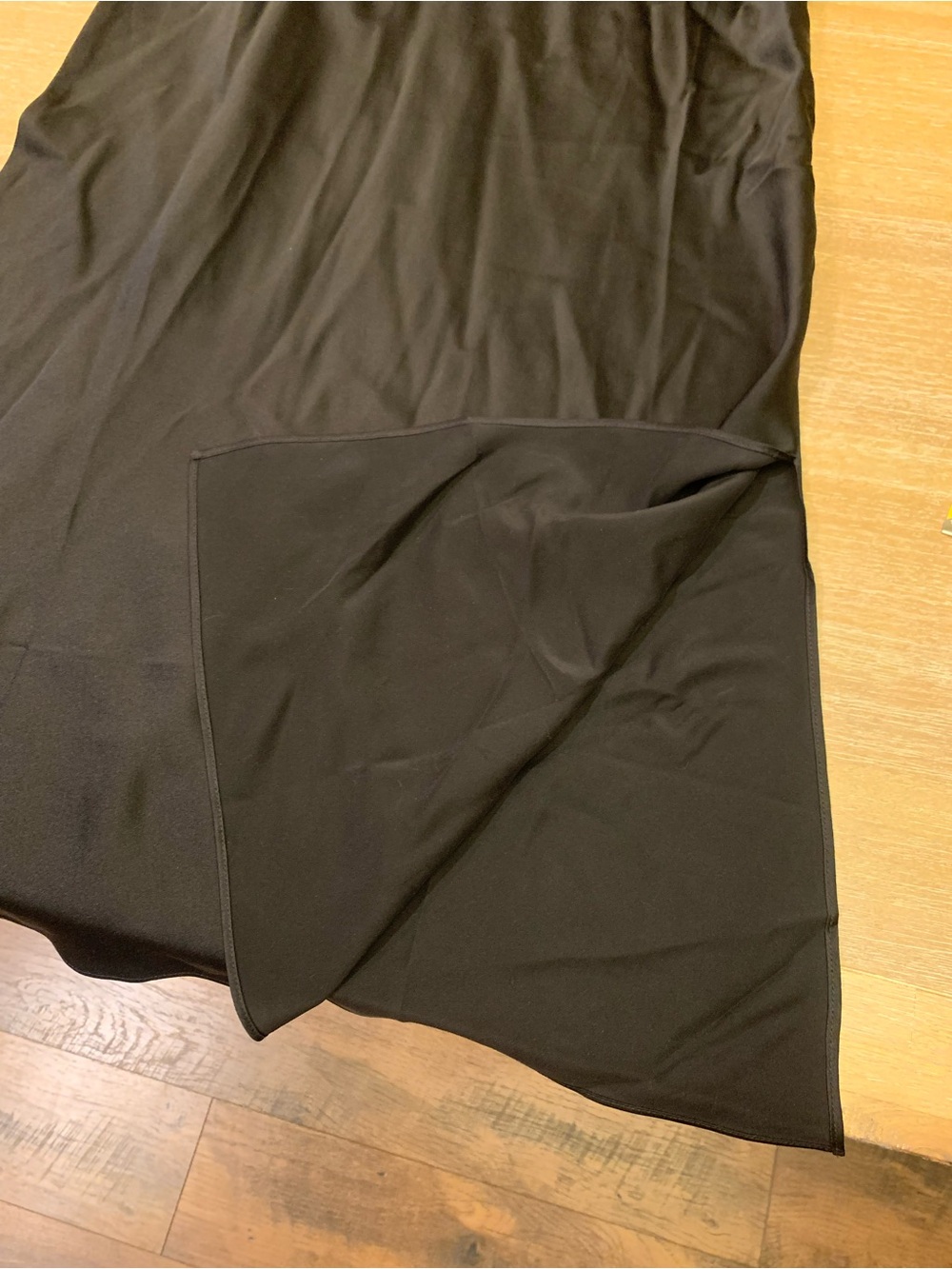 Frame Denim Black 100% silk skirt - Picture 9 of 10